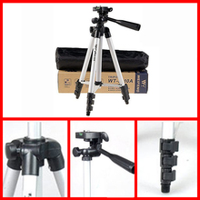Portable WT3110A Tripod Aluminum With 3-Way Universal Digital Camera Tripod with Bag for Canon Nikon Sony Pentax DSLR