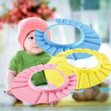 1Pcs Soft Baby Kids Children Shampoo Bath Shower Cap Adjustable Baby Shower Hat Baby Shampoo Cap