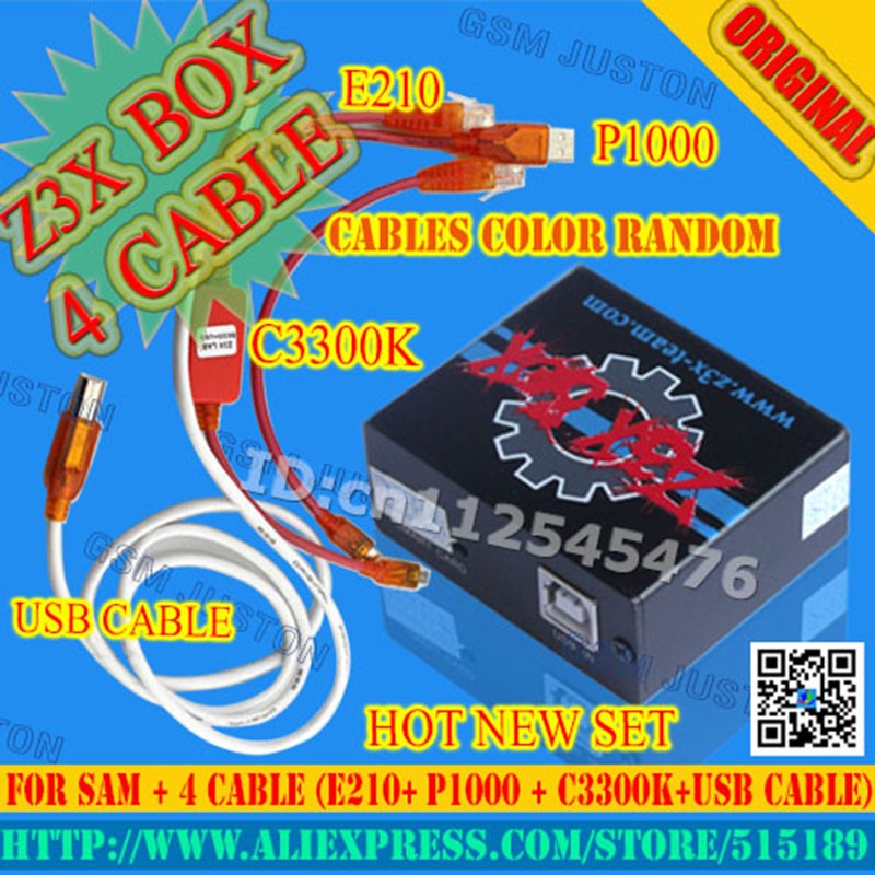 Z3X BOX-for SAM 4cable-gsm juston-B