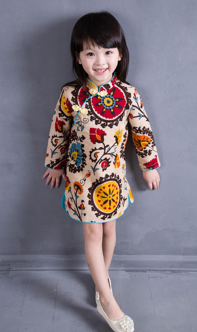 Summer Yellow Linen Toddler Dress