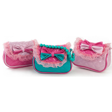 Korean style children coin purse baby princess handbag single shoulder bag big bowknot change purse for girls