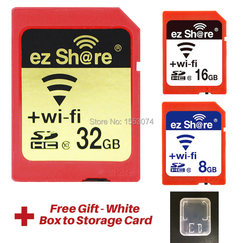 100% Certified ez Share WiFi SD Card 32GB 16GB 8GB IP Camera SD ezshare Memory Card Tarjeta WiFi SD Share File for SJ4000 SJ5000