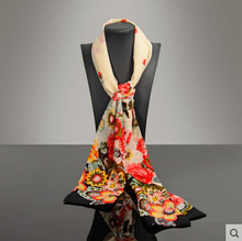 high quality chinese style scarf Satin scarf female long fashion scarf women chiffon scarf digital printing towell-b206