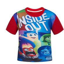 Summer children t shirts inside out t-shirt girls clothes 2016 boys t shirt kids clothing short sleeved tops camiseta 3-10Y