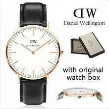 Casual brand new DW Daniel Wellington relojes hombres mujeres alta calidad de cuero moda reloj de cuarzo relogio masculino