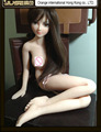 Top quality sex shop for adult sex 80cm real solid silicone mini sex dolls skeleton J