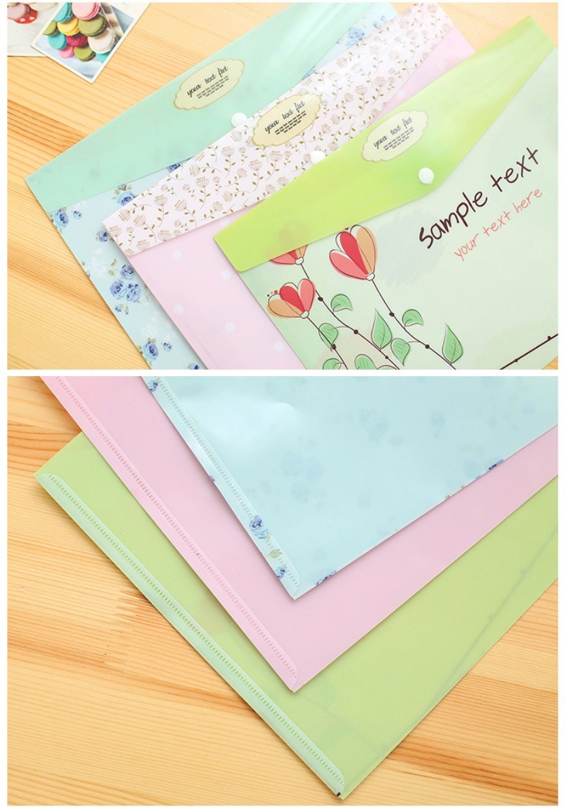 Wholesale Wholesale Korean Stationery Small Fresh Flowers A4 File Folder  Cute Tower Document Bag Office School Supplies Canetas Escolar From  Williem, $22.1