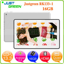 Hot 13.3 inch IPS Big Screen RK3188 Quad Core 1GB RAM 16GB ROM Tablet PC Android 4.4 5MP Camera HDMI Bluetooth WIFI 10000mAh