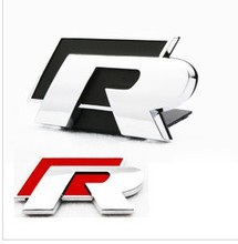 (20 pieces/lot) 3d Metal VW emblem Badges car decorations stickers