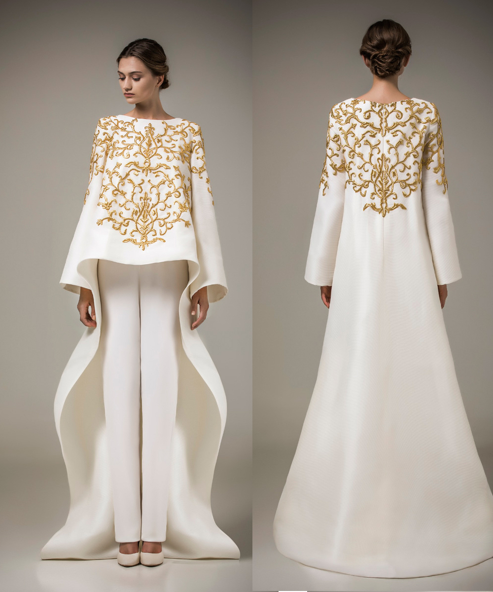 Designer Evening Dresses with Sleeves