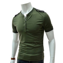 New Brand Men’s T Shirt Fitness Cotton t shirt Casual Clothes Shoulder Board Tracksuit Gym Sport t-Shirt Short Sleeve XXL FHY153