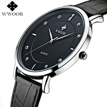 Men Watches New Luxury Brand Ultra Thin Full Genuine Leather Clock Male 50m Waterproof Casual Sport Watch Men Wrist Quartz Watch