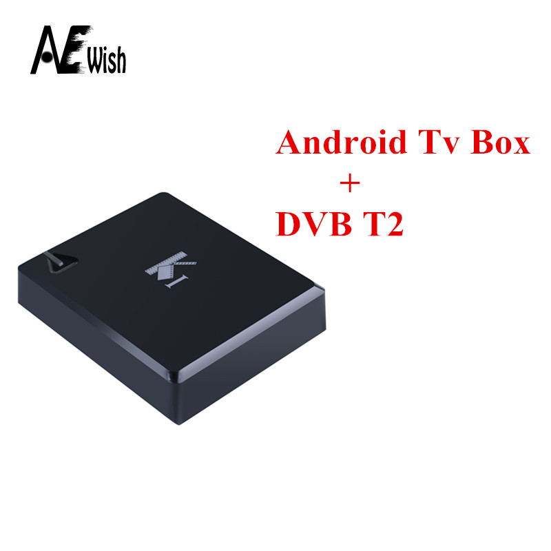 K1-T2 Android TV Box+DVB-T2 Terrestrial TV Receiver K1 T2 DVB T2 Amlogic S805 Quad Core 1GB/8GB KODI Smart HD WiFi PC
