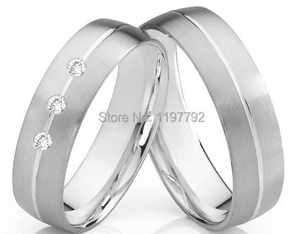 luxury tailor made white gold color color titanium wedding rings sets for him and her - Cheap Wedding Ring Sets For Him And Her luxury tailor made white gold color color titanium wedding rings sets for him and her - Cheap Wedding Ring Sets For Him And Her