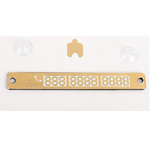 Temporary Parking Card Luminous Phone Number Card Plate For Mitsubishi ASX Lancer Outlander Lada Honda Civic