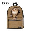 New Arrival 2015 Animal Print Sport Gym Bags For Men Cute 3D Cat