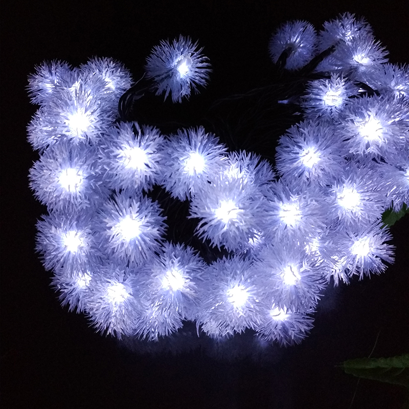 Snowball Pendant LED Solar Lamp String Lights 12M 100 Leds Decoration For Events and Parties Outdoor Waterproof Patio Lantern Snowball Pendant LED Solar Lamp String Lights 12M 100 Leds Decoration For Events and Parties Outdoor Waterproof Patio Lantern