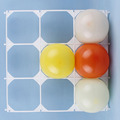 White Plastic Party Balloons Grids Wall Accessories Birthday for Modeling 9 Hole Decorations Halloween Christmas