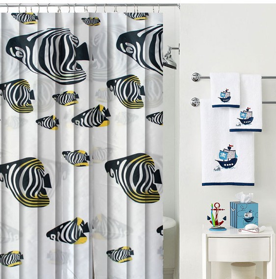 Online kopen Wholesale tropische vissen douchegordijn uit China