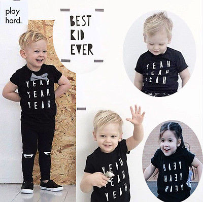Casua Kids Toddler Kids T shirt Tops Long Pants Outfits Clothing Set for boy