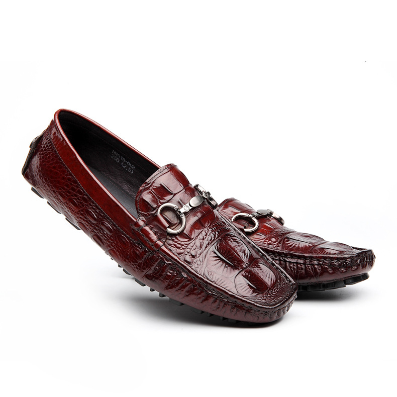 crocodile mens loafers