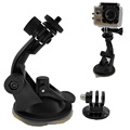 Go pro Accessories 360 Degree Rotating Car Windshield Vacuum Suction Cup Mount for Xiaomi Yi GoPro