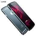 Luphie Luxury Bumper Case For IPhone 6 4 7 Aluminum Metal Bumper With Dust Plug