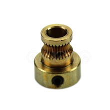 2016 Free Shipping New Feedstock Wheel Extruder Gear Hobbed Gear Drive Gear for Reprap 3D Printer