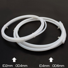 1 Meter PTFE Tube Teflon PiPe to J-head hotend RepRap Rostock Bowden Extruder for1.75mm or 3mm Filament Reprap 3D Printer