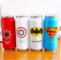 Stainless steel anime Baymax 1314 kt Coke jingle mugs Children cans with straw insulation Cup Coke