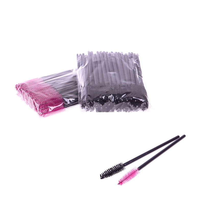 New 50pcs Disposable Eyelash Brush Mascara Wands Applicator Makeup Makeup Tools 51986