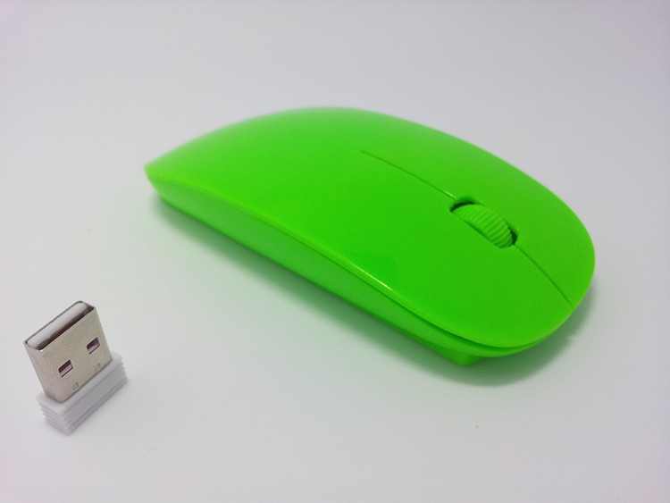 Wireless Mouse - Green_Front