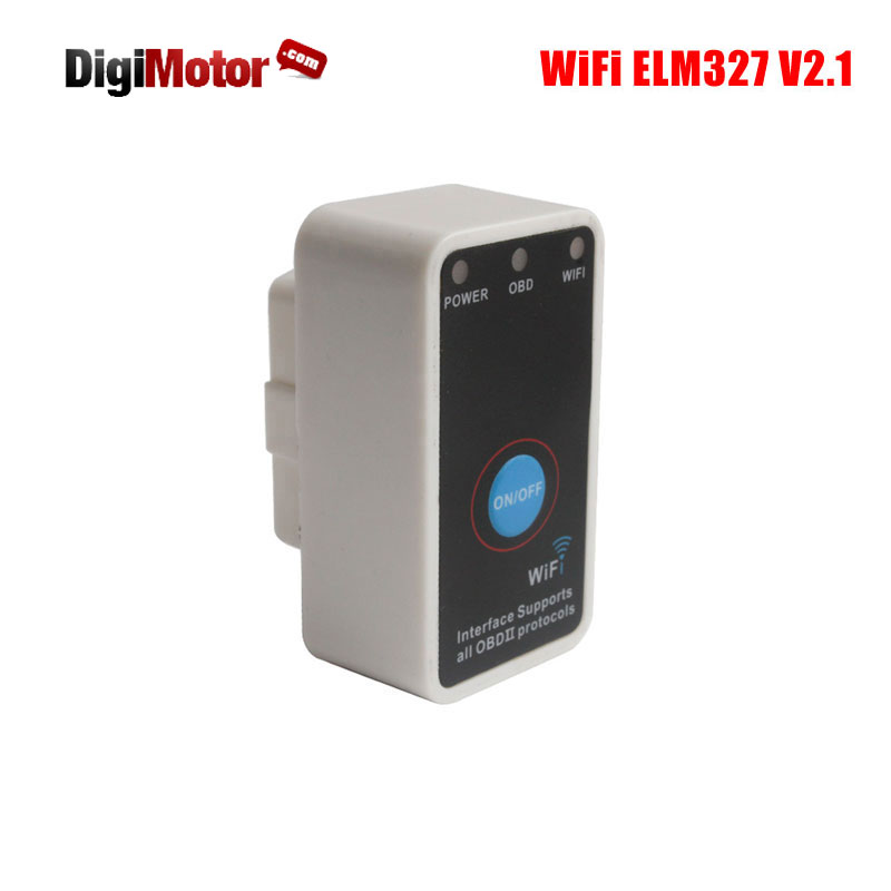V2.1 ELM327 wi-fi   OBDII WiFi OBD2  ELM 327 -150m   Automotivo  
