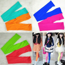 Trendy Candy Color Baby Girls Kids Two colors Seamless Pantyhose Tights Stockings Dropshipping