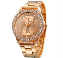 2015 Gold Women fashion woMen watched top famous brand luxury watch Ladi quartz relogio feminino dress
