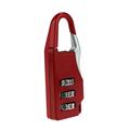 TSA Resettable 3 Digit Dial Combination Travel Suitcase Luggage Bag Security Code Lock Padlock Blue Zinc