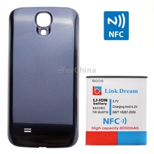 Link Dream High Quality 6000mAh Mobile Phone Battery with NFC & Cover Back Door for Samsung Galaxy S4 / i9500 (B600BC)