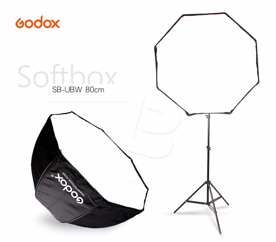 Description Picture 2 of itemGodox Portabl 80cm/31.5in Octagon Flash Softbox Umbrella Brolly Reflector Flash light Softbox for Speedlight Photography
