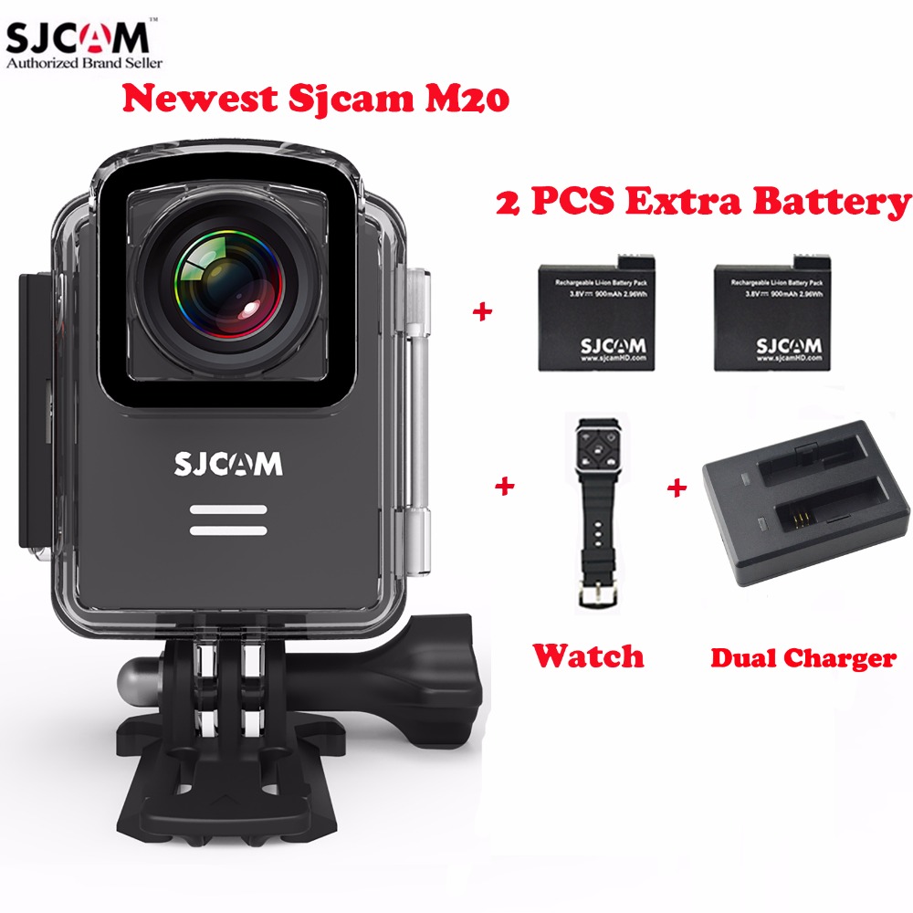  SJCAM M20 Wifi  30      Sj Cam DV + 2   + Dual   + Remote Watch