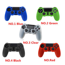 IVY QUEEN NEW 1 PCS 5 Colors Soft Silicone Rubber Skin Case Cover For Sony PlayStation Dualshock 4 PS4 Controllers Gamepad