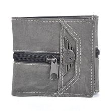 2015 Classic Durable Fashion Casual Retro Manmade Canvas men wallet short wallet Hot sale 3 colors