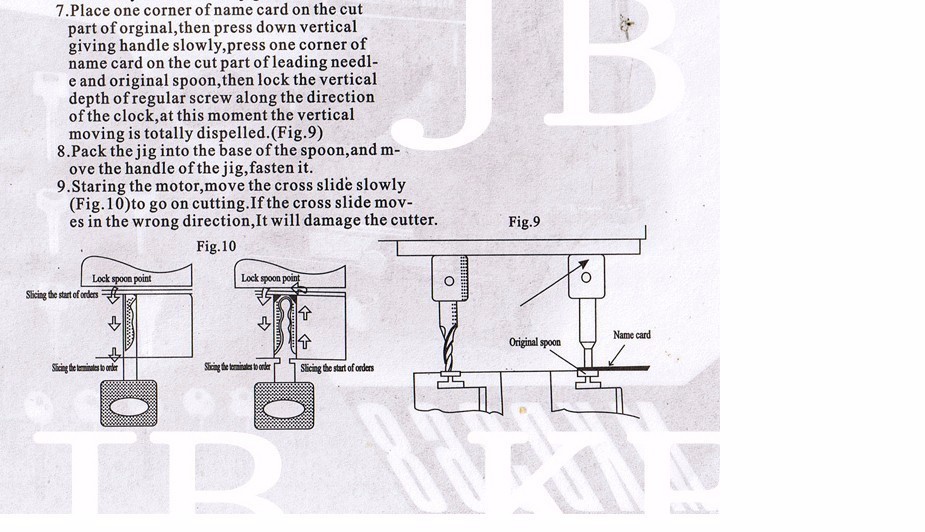 368A Key Cutting Duplicated Machine Instruction 5