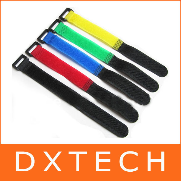 25pcs/lot Reusable Velcro Cable Ties Straps with Plastic button Velcro