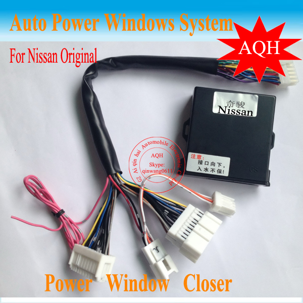 Car auto security system power roll up window closer glass opening/close remote contral for NissanQASHQAI Tiida new Teana March
