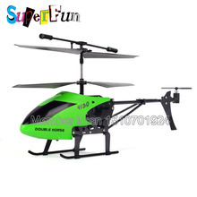 Wholesale 2014 Latest Double horse 9130# Double-propellers 2.4G 3.0 Channel With Gyro RC Helicopter-Green. Free Shipping.