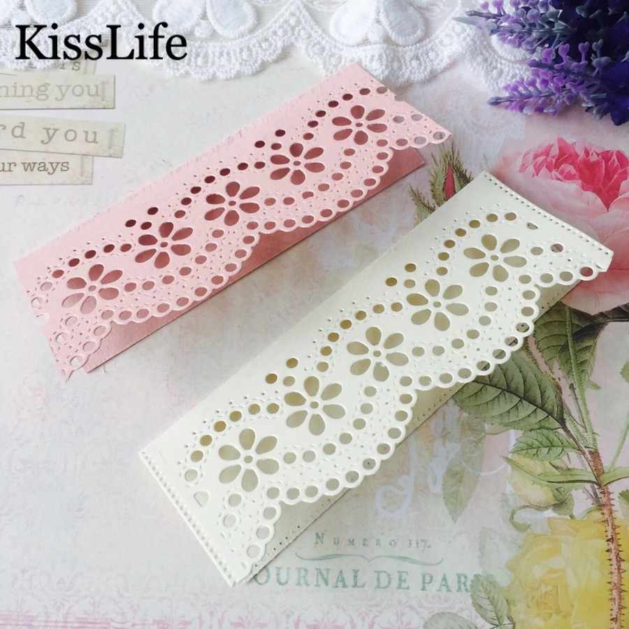 2019 New Floral Lace Edge Metal Cutting Dies Scrapbooking Card Making