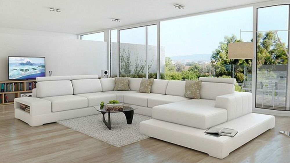 Hoge kwaliteit u sofa koop goedkope u sofa loten van hoge ... Banken woonkamer couch