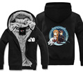 Mens Winter Anime Sword Art Online SAO Hoodie Coat Kirito and Asuna Printed Pattern Fleece Super