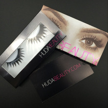 Huda Beauty False Eyelashes Messy Cross Thick Natural Fake Eye Lashes Professional Makeup Beauty Bigeye Long False Eye Lashes
