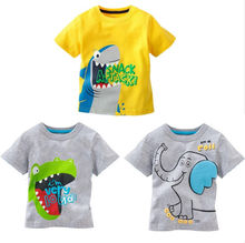NEW Children’s Blouse Short Sleeve T-shirt Kids Baby boys Clothing Tshirts Summer Clothes Cartoon Age 1-6 Years